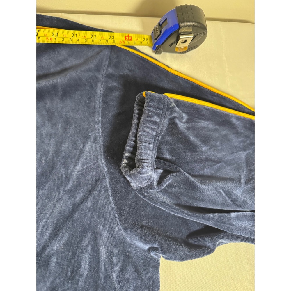 Nike West Virginia Mountaineers Velour Track Jacket Navy Blue Mens XL Full Zip - Picture 5 of 7